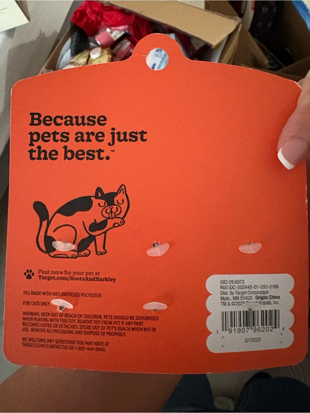 Cat product packaging